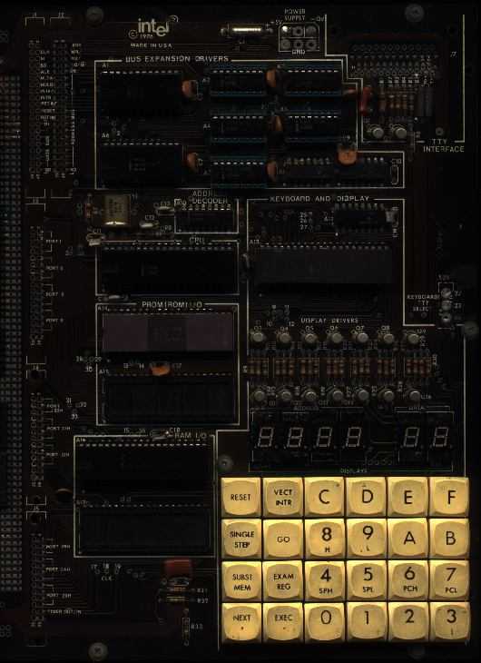 SDK-85 PCB right half part