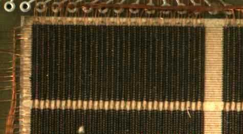 HITAC-10II core memory array zoom